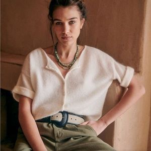 Sézane Gilet Paco ECRU